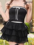 ブラック　モデル：明日花キララ　身長162cm　着用サイズ：Sサイズ