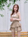 ベージュ　モデル：ゆめ　身長：160cm　着用サイズ：Sサイズ