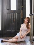 グレージュ　モデル：ゆめ　身長：160cm　着用サイズ：Sサイズ