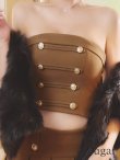 ブラウン　モデル：れみれみ　身長：163cm　着用サイズ：Sサイズ