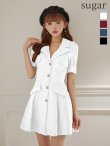 ホワイト モデル:かるあ 身長:156cm 着用サイズ:Sサイズ