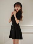 ブラック モデル:かるあ 身長:156cm 着用サイズ:Sサイズ