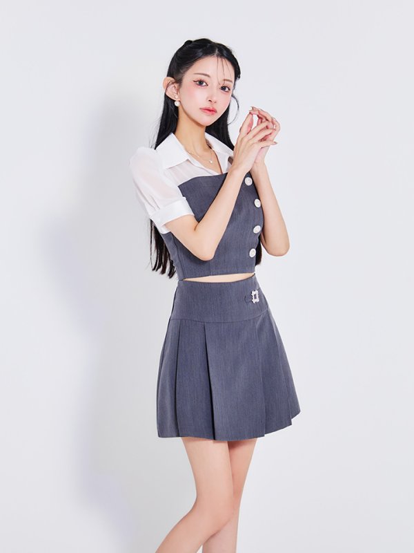 モデル：まおちゃる　身長：158cm　着用サイズ：Sサイズ