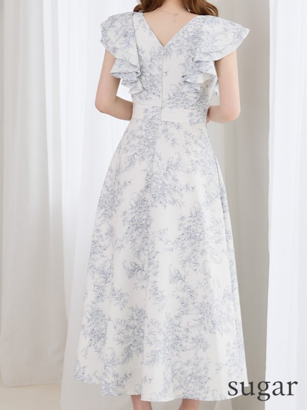 アイボリーxブルー　モデル：ゆめ　身長：160cm　着用サイズ：Sサイズ