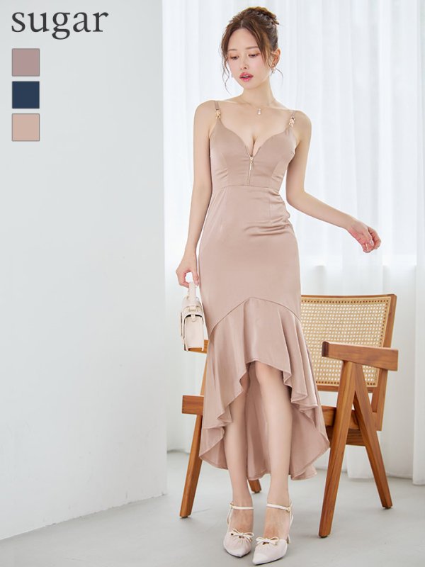 ベージュ モデル：ゆめ　身長：164cm　着用サイズ：Sサイズ