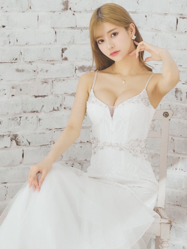 画像4: 【ANGEL R PREMIUM/エンジェルアールプレミアム】バストウエストビジュー/ スパンコール/ レース/ マーメイド/ ロング/ キャバドレス long[OF2] (4)