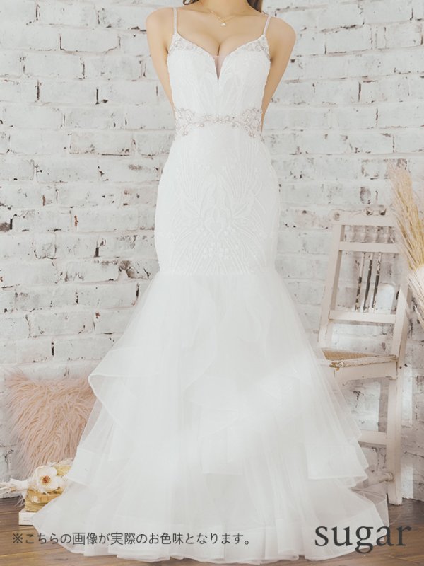 画像8: 【ANGEL R PREMIUM/エンジェルアールプレミアム】バストウエストビジュー/ スパンコール/ レース/ マーメイド/ ロング/ キャバドレス long[OF2] (8)