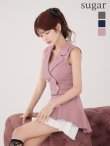 ピンクｘホワイト　モデル：まりん　身長：164cm　着用サイズ：Sサイズ