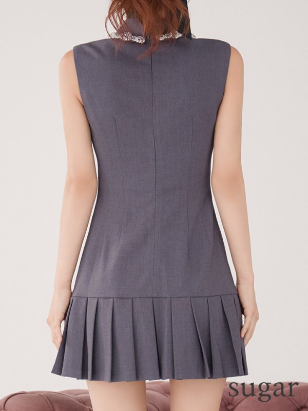 グレー　モデル：まりん　身長：164cm　着用サイズ：Sサイズ