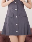 グレー　モデル：まりん　身長：164cm　着用サイズ：Sサイズ