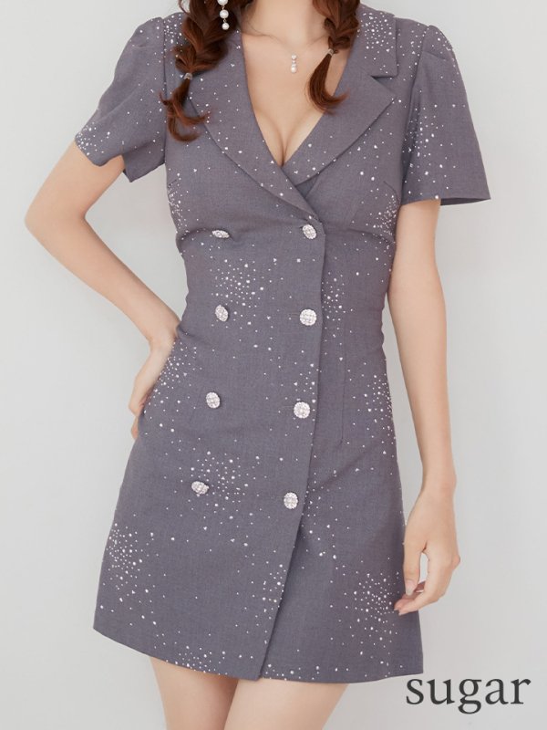 グレー　モデル：まりん　身長：164cm　着用サイズ：Sサイズ