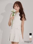 ホワイト　モデル：りな　身長：160cm　着用サイズ：Sサイズ