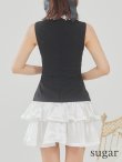 ブラックxホワイト モデル：三上悠亜　身長：159cm　着用サイズ：Sサイズ