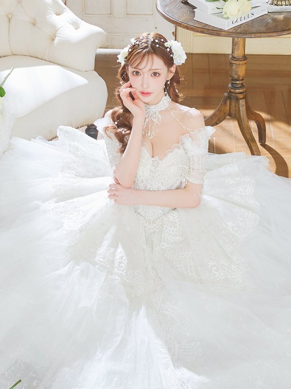 ホワイト モデル:明日花キララ 身長:162cm 着用サイズ:S(XS~M)サイズ