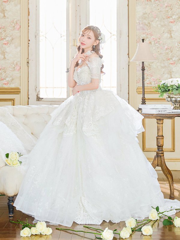 ホワイト モデル:明日花キララ 身長:162cm 着用サイズ:S(XS~M)サイズ