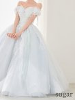 ホワイトブルー モデル：明日花キララ　身長：162cm　着用サイズ：S(XS〜M)サイズ