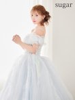 ホワイトブルー モデル：明日花キララ　身長：162cm　着用サイズ：S(XS〜M)サイズ