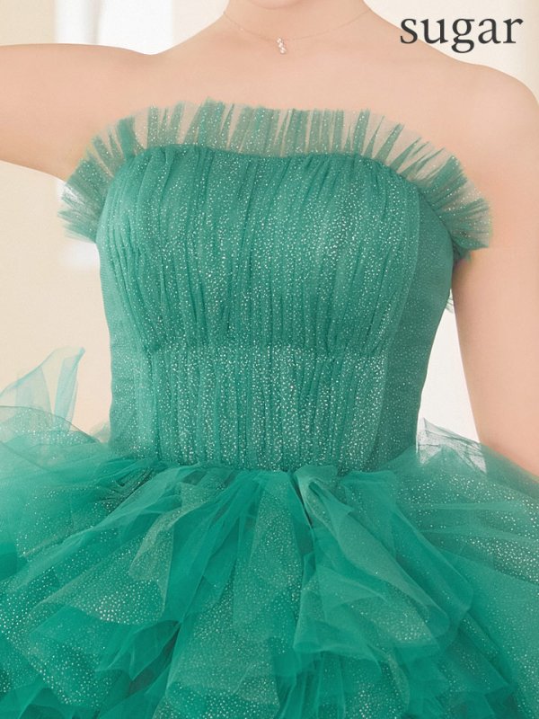 グリーン　モデル：明日花キララ　身長：162cm 着用サイズ：S (XS〜M)サイズ