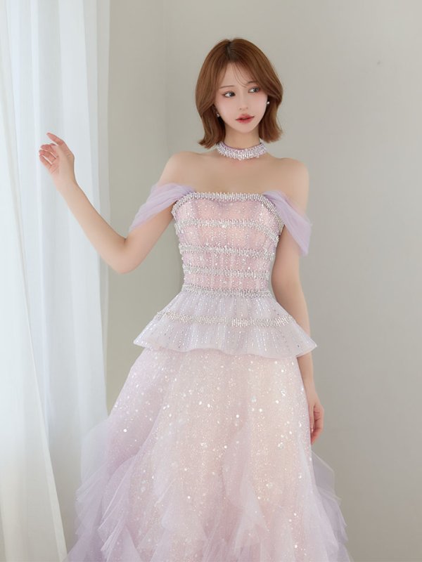 ピンク　モデル：れみ　身長：163cm　着用サイズ：Sサイズ