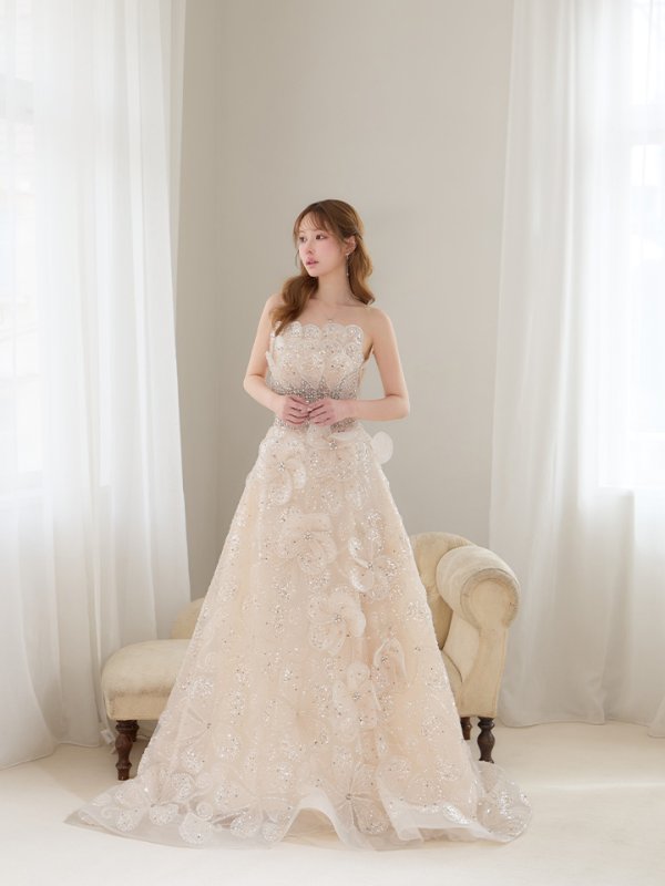 アイボリー　モデル：ゆめ　身長：160cm　着用サイズ：S(XS〜M)サイズ