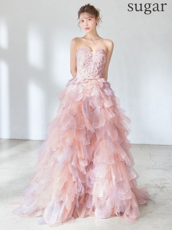 ピンク　モデル：るりぴ　身長：165cm　着用サイズ：S(XS〜M)サイズ