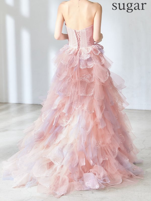 ピンク　モデル：るりぴ　身長：165cm　着用サイズ：S(XS〜M)サイズ