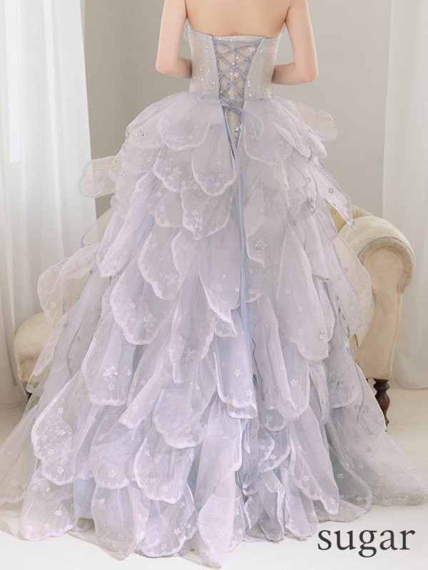 ブルー　モデル：ゆめ　身長：160cm　着用サイズ：Sサイズ