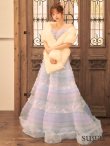 ブルーラベンダー　モデル：羽澄まり　身長：158cm　着用サイズ：Sサイズ