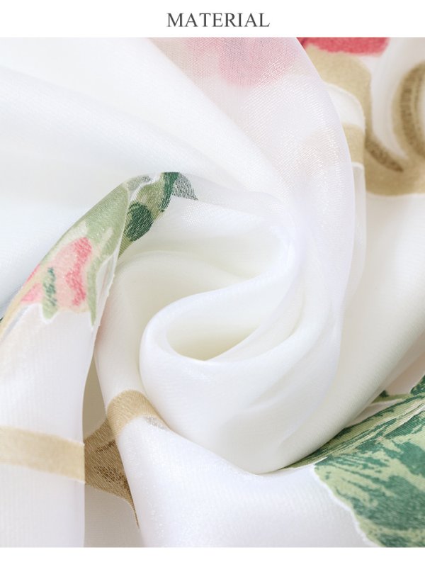 画像3: 【LIMITED SALE開催中！! 11月11日より順次発送予定】【an】リボン/フラワープリント/セットアップ/キャバドレス (3)