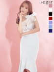 画像25: 【an ANDY Fashion Press 08 COLLECTION 01】フラワーレース/ ワンショル/ リボンデザイン/ フリル/ チュール/ マーメイド/ ミディアム/ キャバドレス long[OF05] (25)