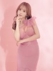 画像17: 【an ANDY Fashion Press 08 COLLECTION 01】フラワーレース/ ワンショル/ リボンデザイン/ フリル/ チュール/ マーメイド/ ミディアム/ キャバドレス long[OF05] (17)