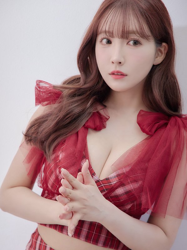 画像3: 【an /アン】チェック柄/ ショルダーリボン/ チュール/ Aライン/ セットアップ/ ミニドレス/ キャバドレス[OF05] (3)