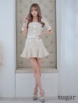 画像7: 人気商品再入荷♪【an/アン】千鳥柄/ ツイード/ セットアップ/ ボタン/ 半袖/ 袖あり/ 裾フリル/ ミニドレス/ キャバドレス[OF05] (7)