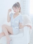画像22: 【an/アン】ストレッチ/ ミックスツイード/ フロントボタン/ 半袖/ 袖あり/ タイト/ ミニドレス/ キャバドレス[OF05] (22)