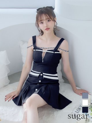 XSサイズあり】【XSサイズあり】ジッパー×ストレッチタイトミニ