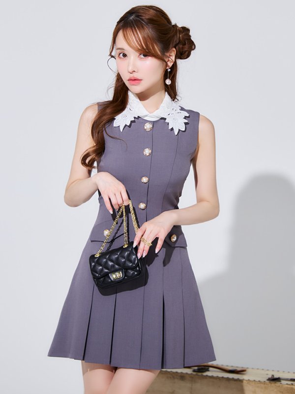 グレー　モデル：ゆめ　身長：160cm　着用サイズ：Sサイズ