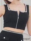 ブラック　モデル：明日花キララ　身長162cm　着用サイズ：Sサイズ
