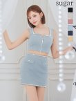 ブルー　モデル：明日花キララ　身長162cm　着用サイズ：Sサイズ