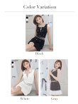 画像20: XSサイズあり【an /アン】バストジップ/ ビジュー/ ノースリーブ/ フリル/ タイト/ セットアップ/ ツーピース/ ミニドレス/ キャバドレス[OF05] (20)