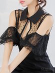 ブラック　モデル：まりん　身長：164cm　着用サイズ：Sサイズ