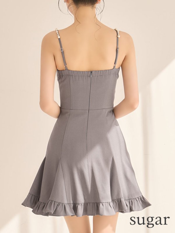 グレー　モデル：ゆりお　身長：165cm　着用サイズ：Sサイズ