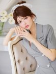 グレー モデル：まりん　身長：164cm　着用サイズ：Sサイズ