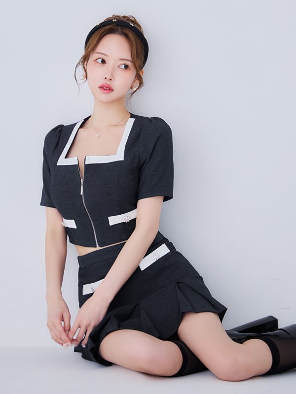 インディゴ モデル：ゆめ　身長：160cm　着用サイズ：Sサイズ