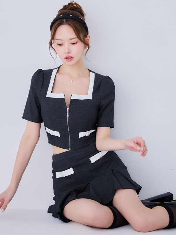 インディゴ モデル：ゆめ　身長：160cm　着用サイズ：Sサイズ