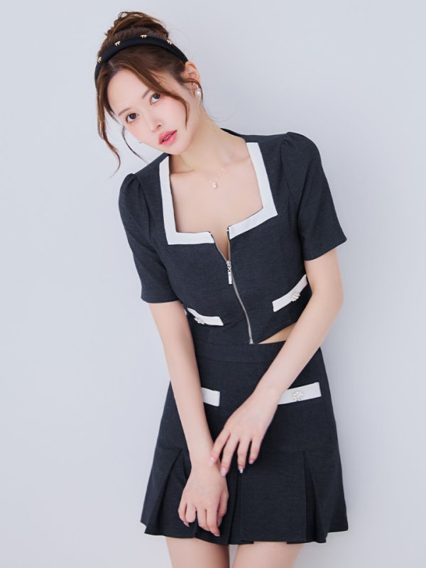 インディゴ モデル：ゆめ　身長：160cm　着用サイズ：Sサイズ