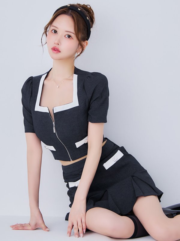 インディゴ モデル：ゆめ　身長：160cm　着用サイズ：Sサイズ