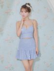 ブルー モデル：三上悠亜　身長：159cm　着用サイズ：Sサイズ