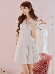 ベージュ モデル：まりん　身長：164cm　着用サイズ：Sサイズ