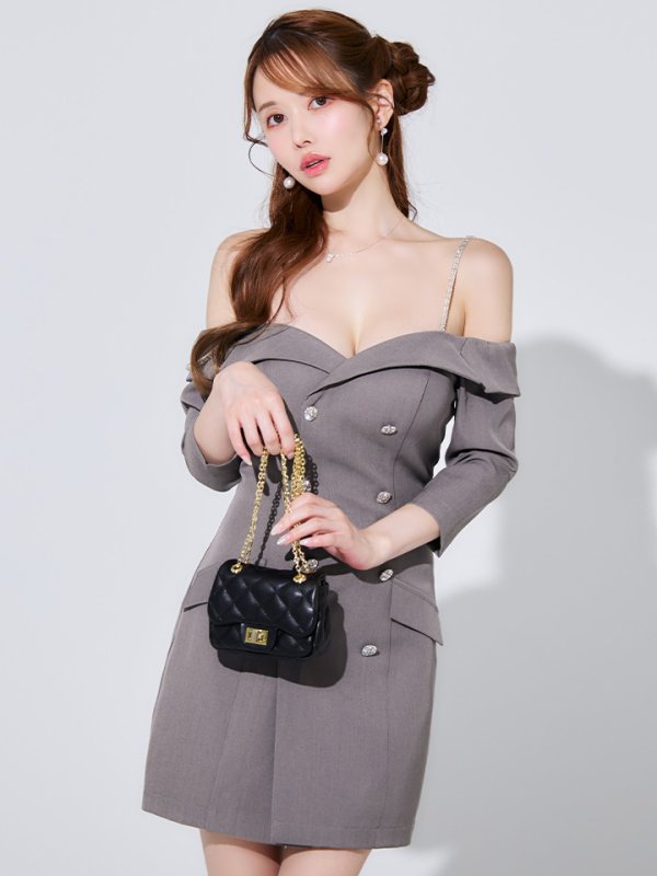 グレー モデル：ゆめ　身長：160cm　着用サイズ：Sサイズ