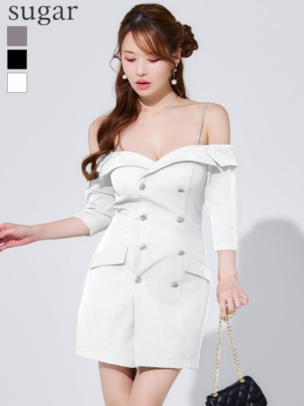 ホワイト モデル：ゆめ　身長：160cm　着用サイズ：Sサイズ